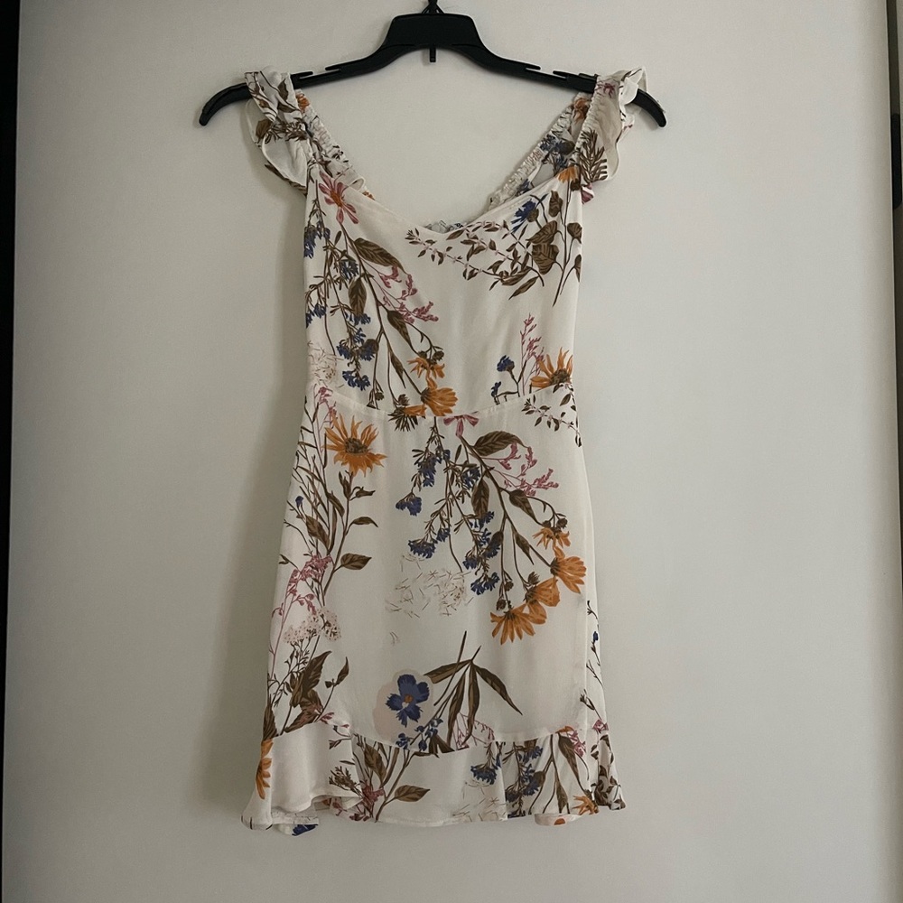 Reformation Sleeveless Floral Minidress